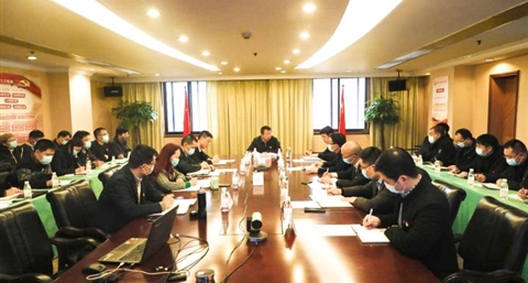 集团领导赴幸运农场创新公司宣讲党的十九届五中全会、省委十一届八次全会精神